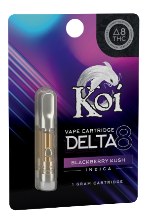 Delta 8 Koi Vape Cartridge Blackberry Kush, 1000 mg / 1g V2